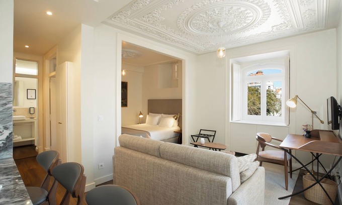 Santos Apartment | HermitageCastelo - Casa Chafariz - One-Bedroom Deluxe Apartment Santos