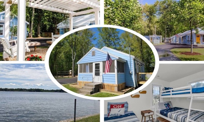 Paw Paw Lake Cottage | Heron's Nest I Paw Paw Lake Cottages I The UP #6