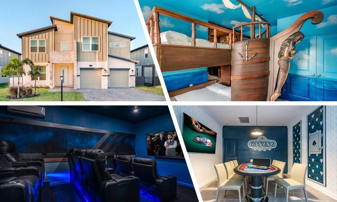 Melbourne Beach House | HI325SD 6 bed, Pirate, Theater