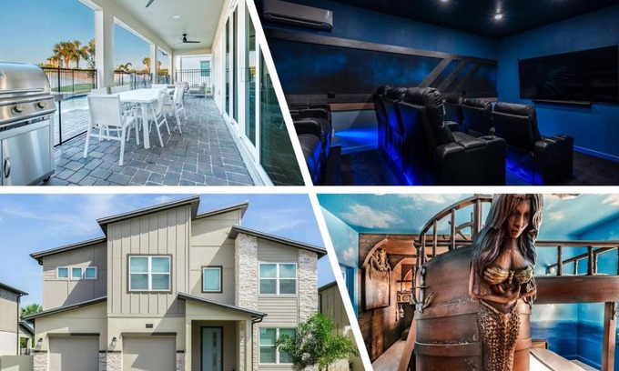Melbourne Beach House | HI365SD 6 bed, Pirate, Theater