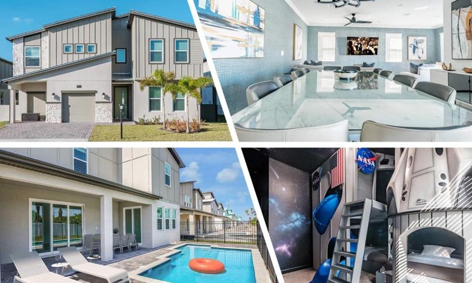 Melbourne Beach House | HI385SD 8 bed, Fashion-Nasa, Theater