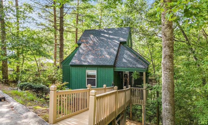 Helen Cabin | Hidden Gem Cabin: Dog friendly, cozy cabin nestled in the heart of Helen, GA