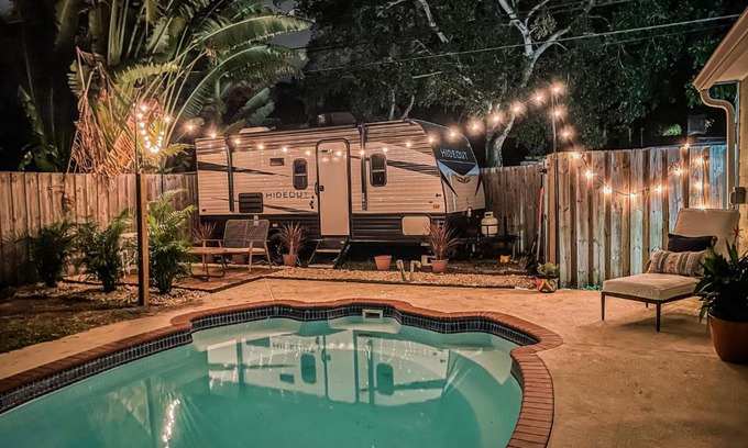Gulfport Other | Hideout by the Sea with saltwater pool + dog friendly yard