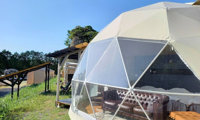Isumi RV Rental | Highest class dome family plan private shower a/Isumi City Chiba