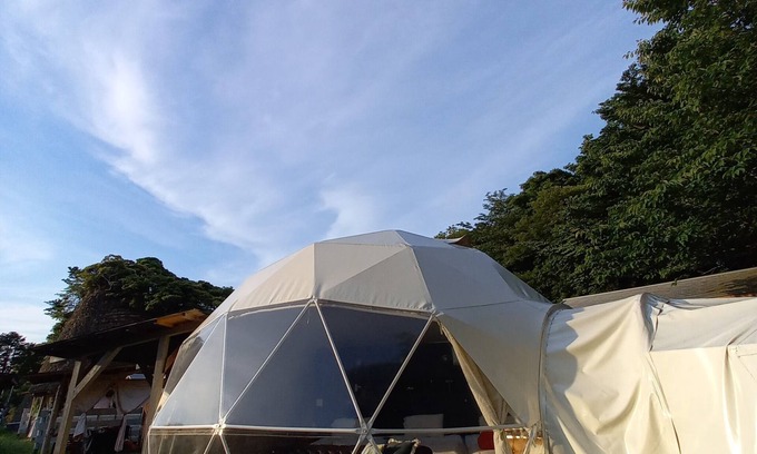 Isumi RV Rental | Highestclass dome plan for 3 adults Private t/Isumi City Chiba