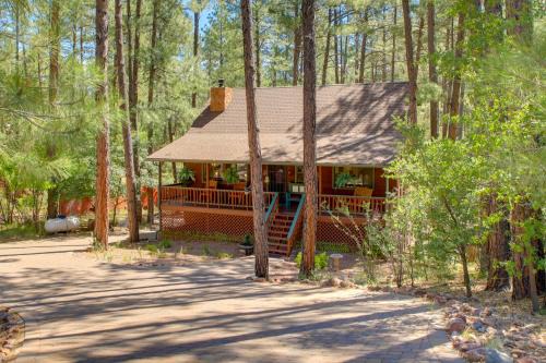 Pine House | Hikers Haven Pine Getaway with Wraparound Deck!