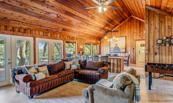 Dripping Springs House | Hill country gem with private pool, deck, firepit, Ping-Pong, foosball, & WiFi