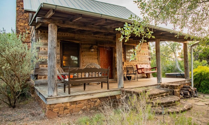 Wimberley Cabin | Hill Country Log Cabin Close to Wimberley & Dripping Springs Shopping and Dining