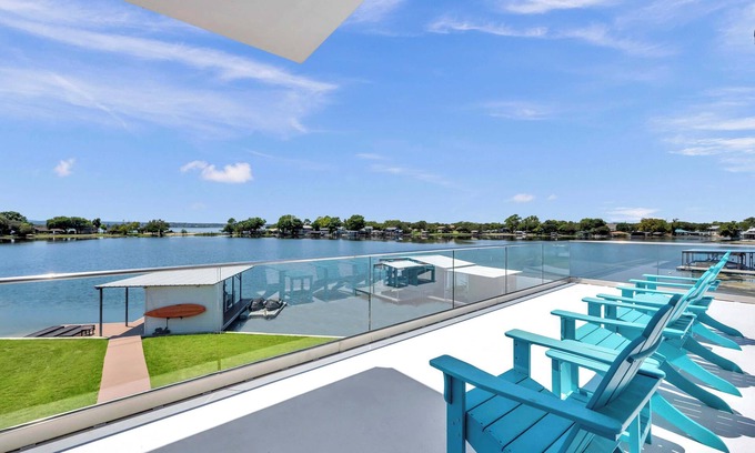 Granite Shoals House | Hill Top Haven-Modern lakefront home on Clear Cove