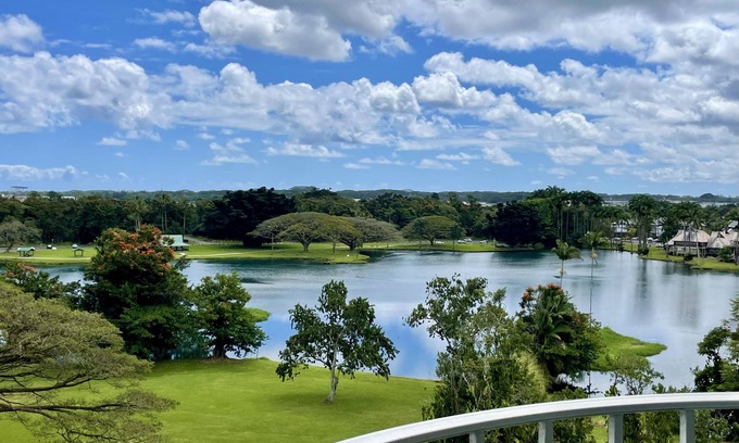 Hilo Condo | Hilo Lagoon Centre 814 2 King BR 2BA AC Ocean View