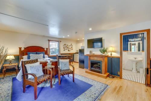 Boise Apartment | Historic Boise Studio with Courtyard, Blocks to Dtwn