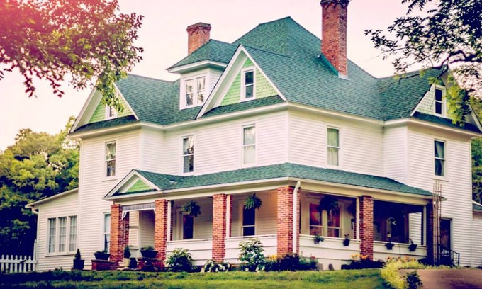 Lake Lure Cottage | Historic Grain Cottage on Highland Cow Farm