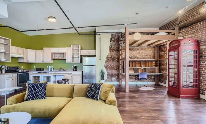 Ballpark Apartment | Historic Loft in Ballpark 30 Day Stay, Sleeps 4