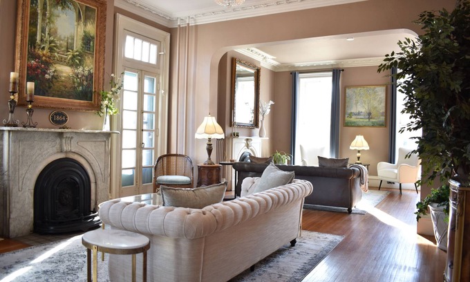 Bloomington House | Historic Manor Overlooking Park
