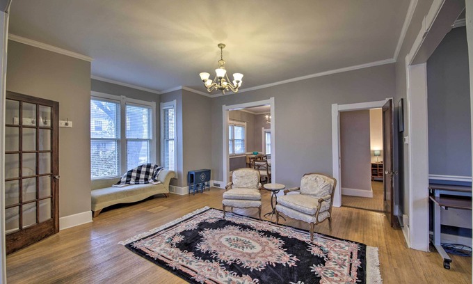Noblesville House | Historic Noblesville Home: Walk to Downtown Shops!