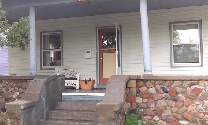 Cheyenne House | Historic Stone Porch House - Only 5 min to downtown!