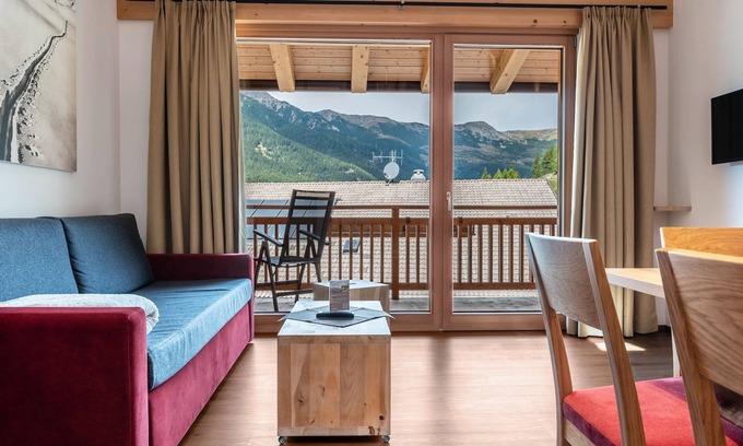Sarentino Apartment | 'Hohenegg Apartment Franz 1' with Mountain View, Shared Pool & Wi-Fi