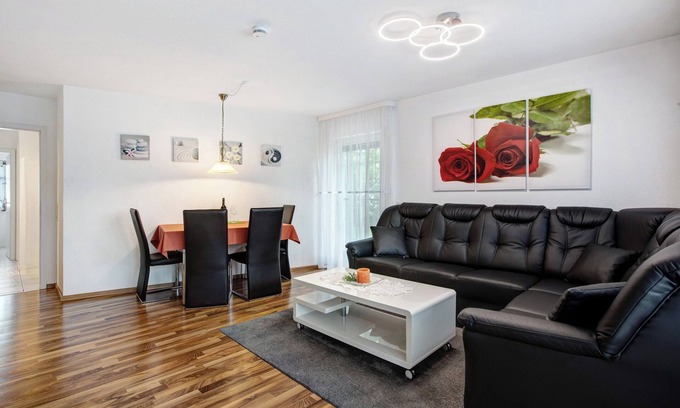 Waldshut-Tiengen Apartment | Holiday Apartment Ahorn with Private Terrace and Wi-Fi