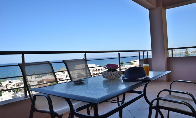 Kato Stalos Apartment | Holiday apartment Maleme Kriti for 1 - 8 persons with 4 bedrooms - Twin house