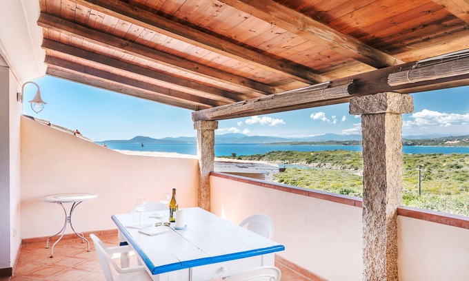 Golfo Aranci Apartment | Holiday Apartment with Fantastic Sea View and Balcony; Parking Available