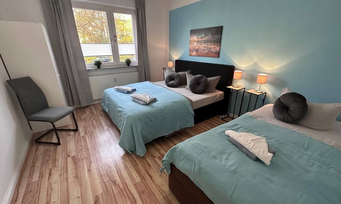 Sudstadt Apartment | Holiday apartment Nordlicht, quiet and family-friendly infrared sauna