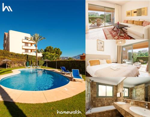 New Golden Mile Apartment | Holiday apartment with private garden, barbecue and pool, Benahavís