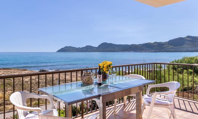 Son Serra de Marina House | Holiday Home 'Ran De Mar' with Sea View, Private Terrace and Wi-Fi