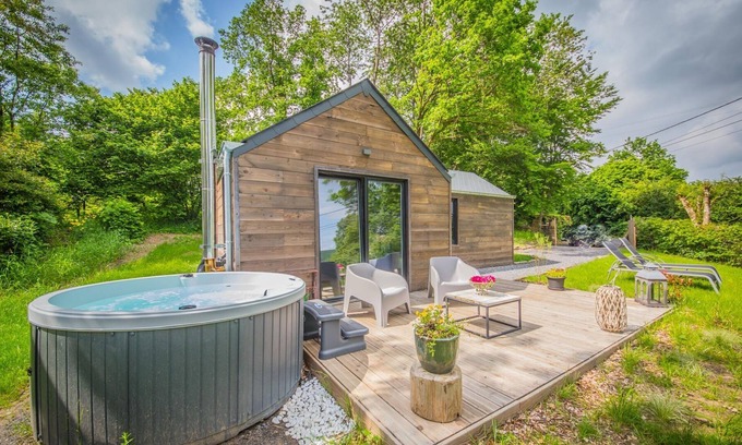 Ferrieres House | Holiday home 'Be Chalet' in the heart of nature in Ferrieres