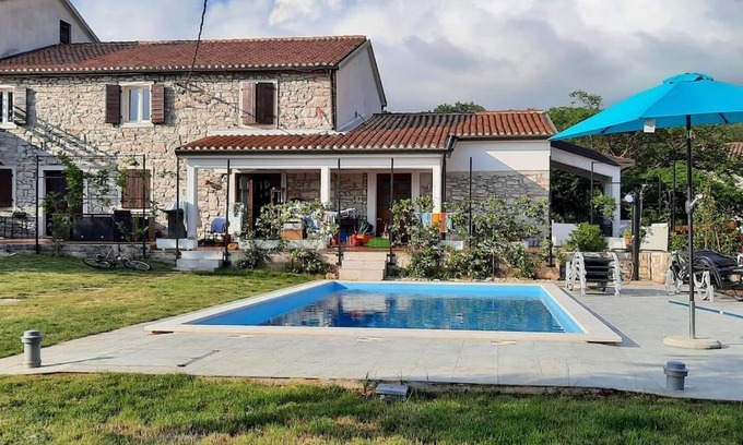 Vardica Villa | Holiday Home For 8 people, POOL + SEA view