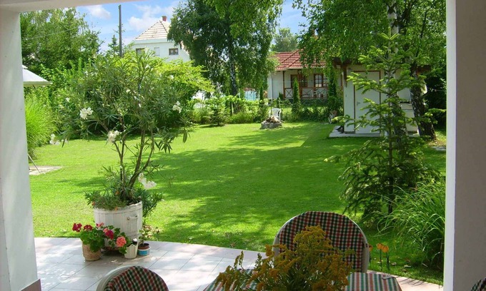 Balatonmariafurdo House | Holiday home with garden and garden shower