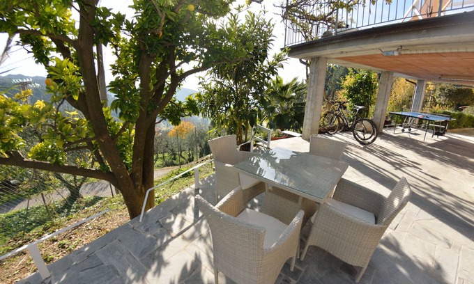 Massarosa House | Holiday Home in Massarosa with Pool & Hill Views