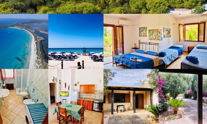Sant'Anna Arresi House | Holiday home 5 minutes from the beach of porto pino & dunes of Is arenas biancas