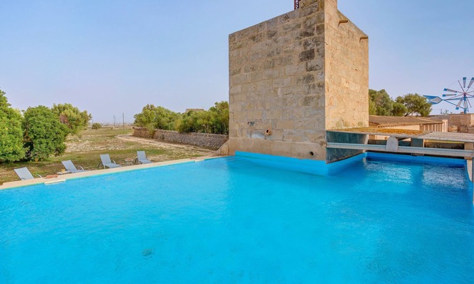 Campos House | Holiday Home 'Possessio Sa Barrala Casa Del Señor' with Mountain View