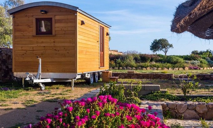 Teulada House | Holidays Zirkuswagen surrounded by sea and maquis. 300 m from the water.