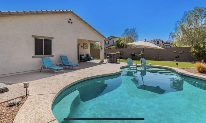 Buckeye House | Home w/Private Pool & Hot tub, 20 minutes from Cardinals Stadium