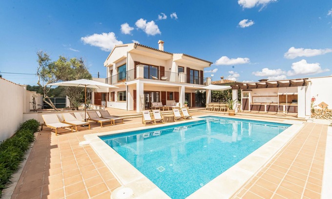 Llucmajor House | Home with Pool and Sea View