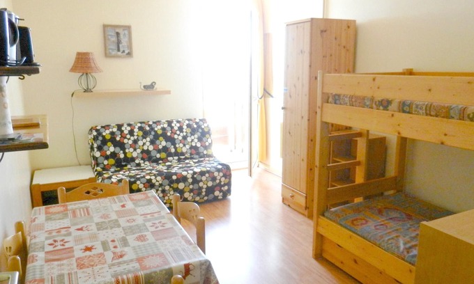 Allevard Apartment | Homerez - Amazing studio 1 km away from the slopes for 4 ppl. with shared pool