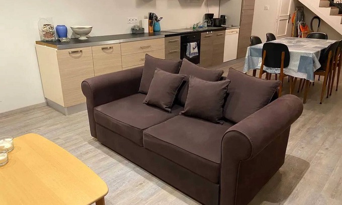 Pleherel-Plage-Vieux-Bourg Apartment | Homerez - Flat in Fréhel, priv. garden