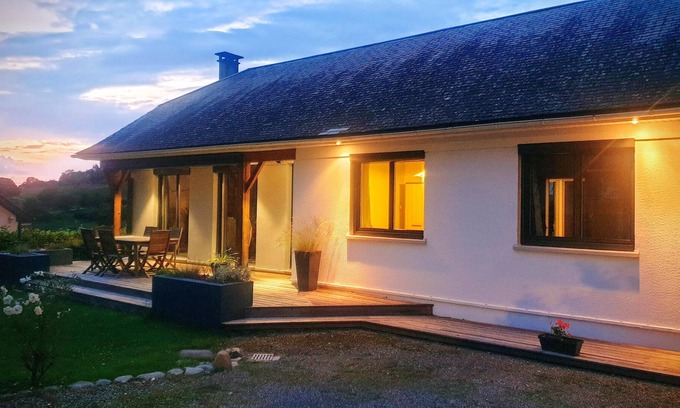 Bagneres-de-Bigorre House | Homerez - House for 6 ppl. with garden and terrace at Bagnères-de-Bigorre