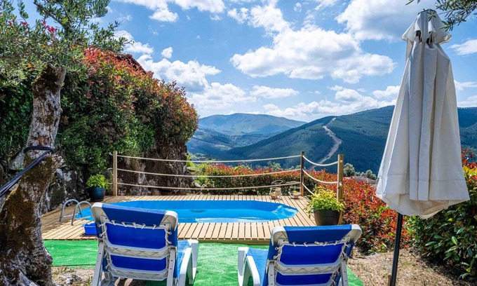 Mondim de Basto House | Homerez - House for 2 ppl. with shared pool and garden at Vilar de Ferreiros
