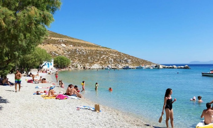 Vlychadia House | Homerez - House 350 m away from the beach for 6 ppl. with sea view at Kalymnos