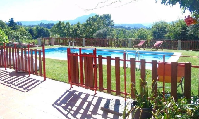 Molares Villa | Homerez - Villa for 13 ppl. with swimming-pool, garden and balcony at Molares