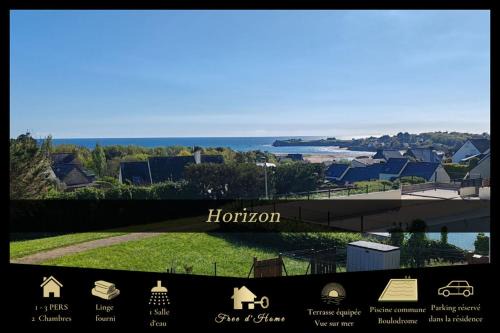 Guidel-Plages House | Horizon, vue mer, piscine chauffée