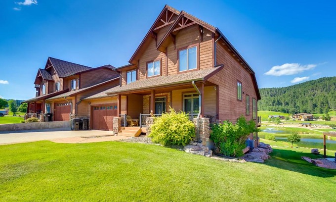 Sturgis House | Hot Tub and Golf Course Views Luxe Sturgis Home!