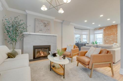 City Park West House | Hot Tub, Fire Pits Ideally Located Denver Home!