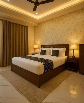 Deoghar Hotel | Hotel Krishna Palace, Vrindavan - Lavish & Luxury rooms with parking near prem mandir