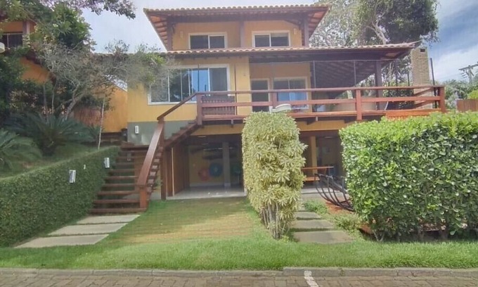Downtown Buzios House | HOUSE 04 SUITES, WiFi, SWIMMING POOL, BARBECUE, 300M FROM RUA DAS PEDRAS