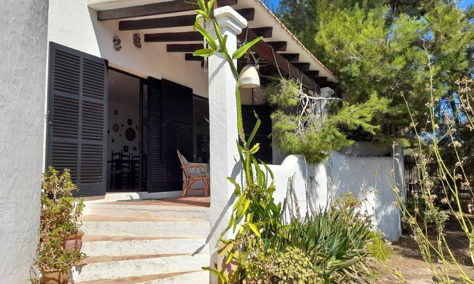 Formentera House | House 200m from the sea with large terrace, sea views, air conditioning, garden, max 6 pax