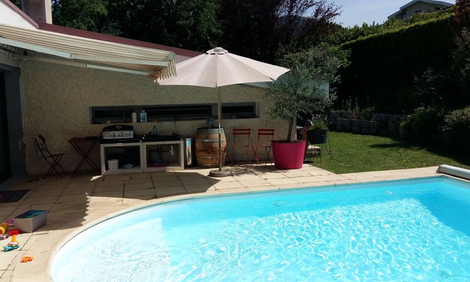 Brie-et-Angonnes House | House 250m² - 5 bedrooms with swimming pool near Golf, Ski and mountain walk