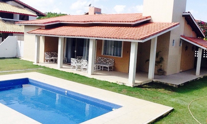 Jenipabu House | House 4 suites Guarajuba. 100m from the beach. Paradise Condo.